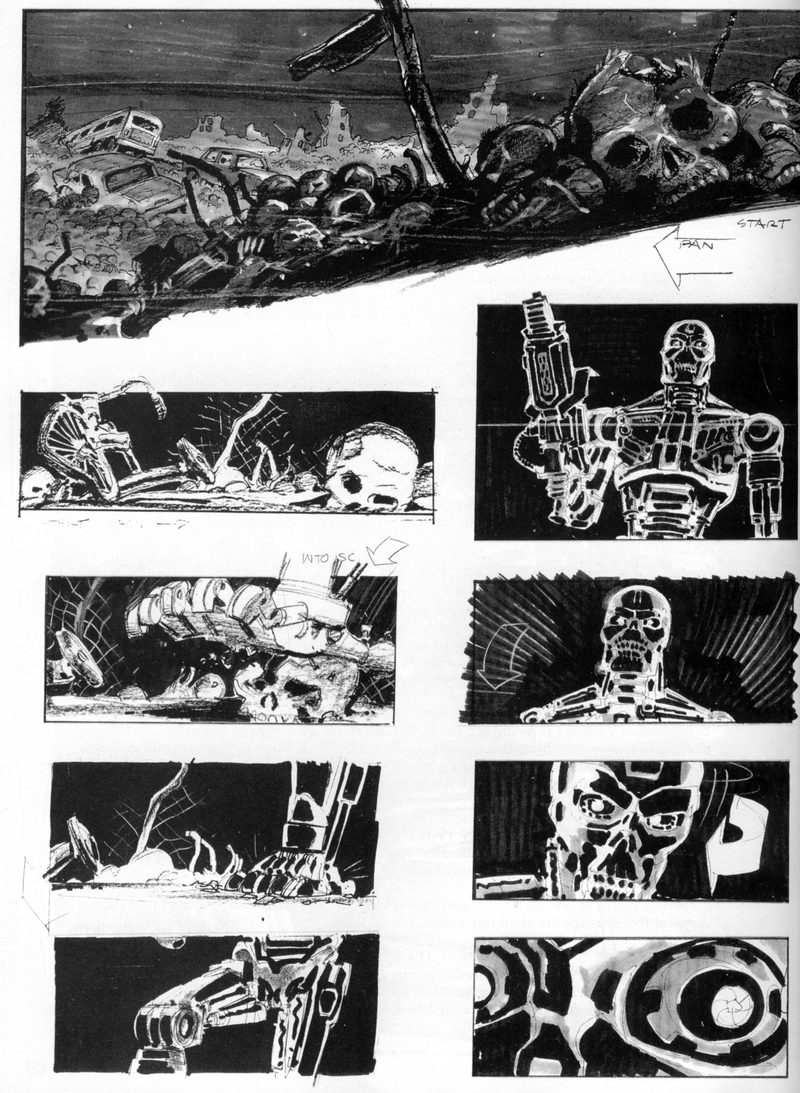 Illustration for article titled Terminator 2 Storyboards Show The Destruction Of Skynet